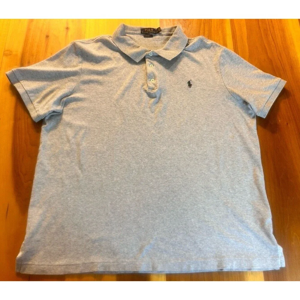 Polo Ralph Lauren Men’s Classic Fit Polo. XL. Grey. Pony Logo.